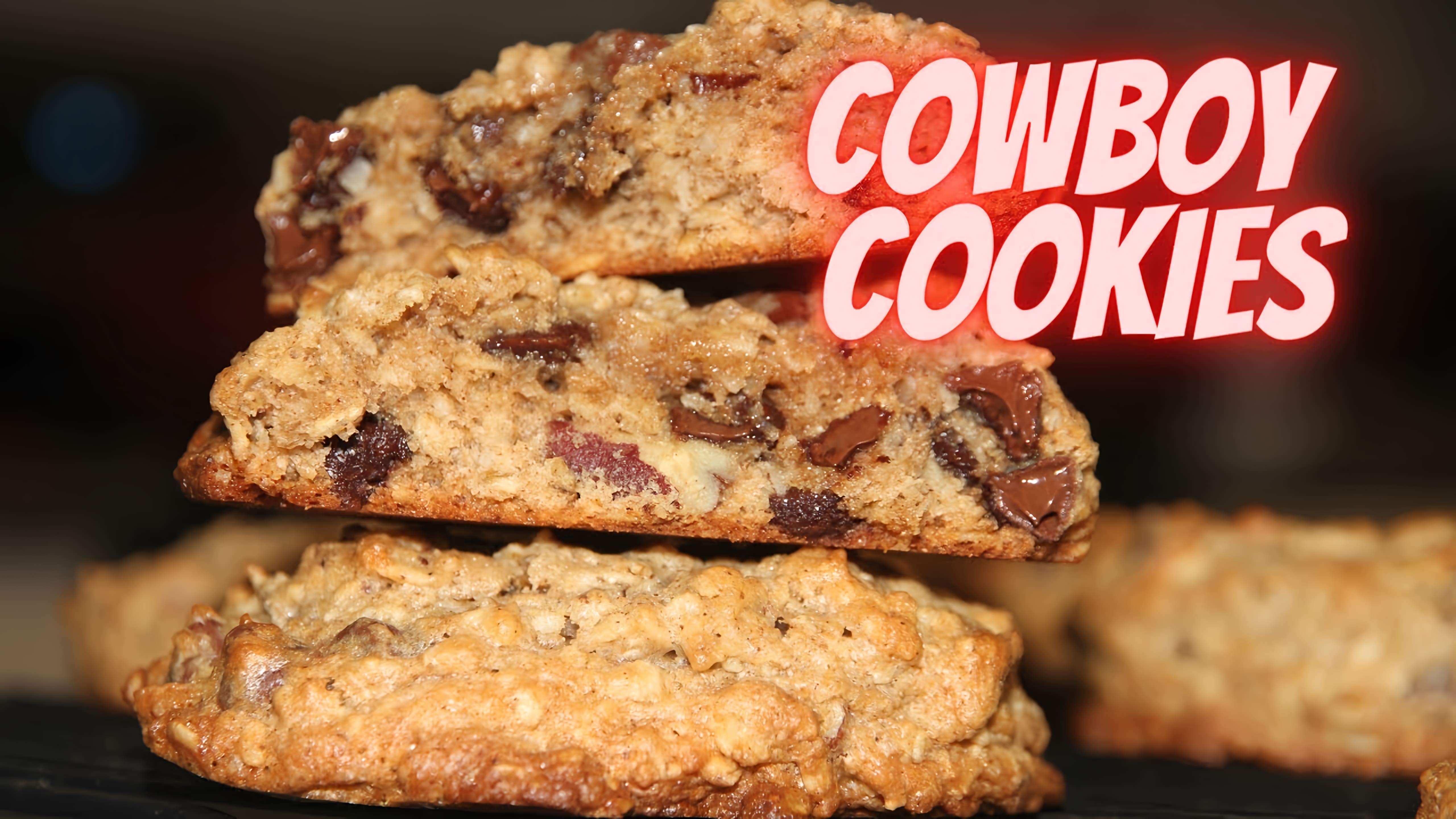 Видео: COWBOY COOKIES . Печенье Ковбоя . Очень вкусное и простое в приготовлении печенье!