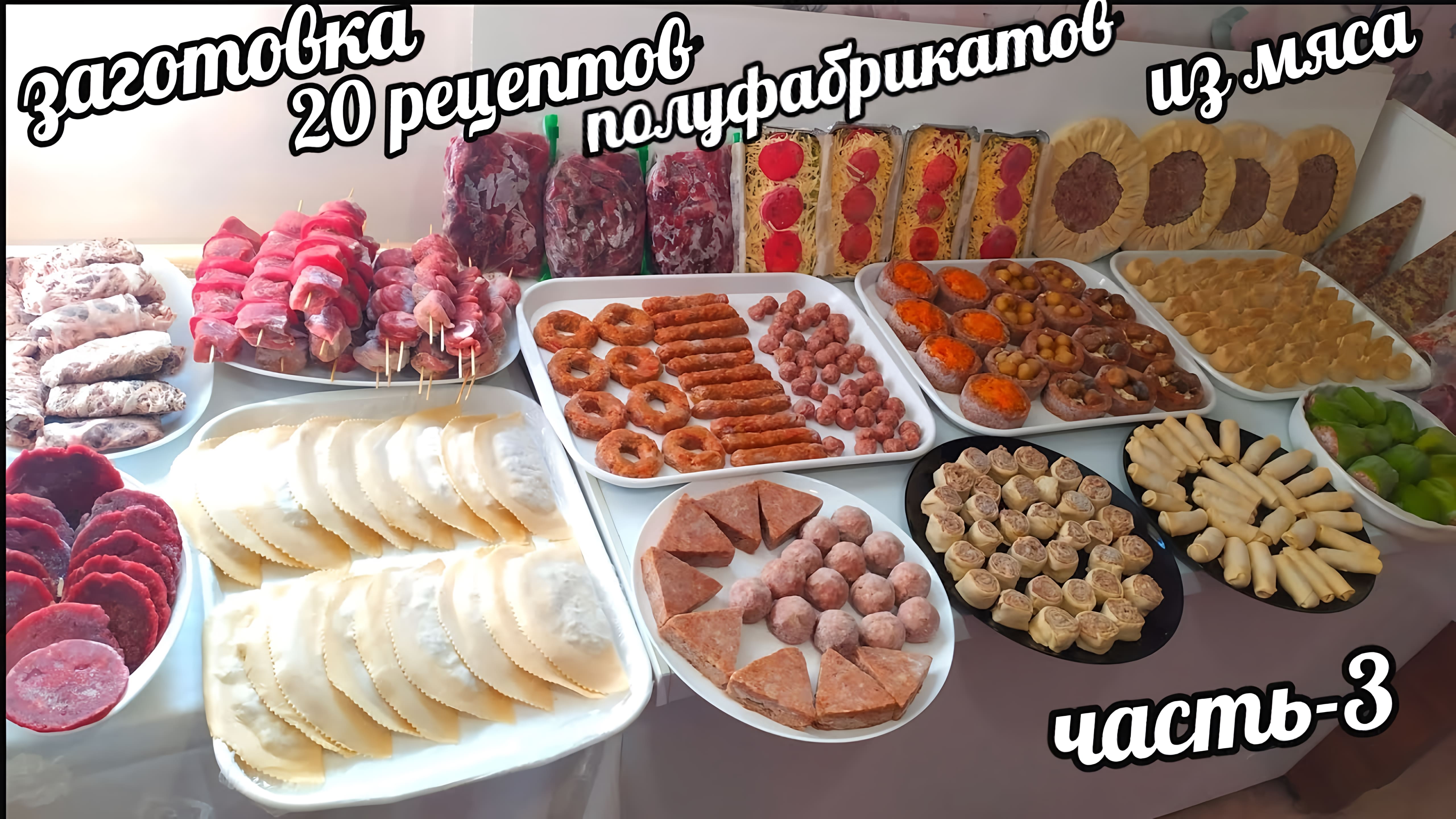 Видео: 20 РЕЦЕПТОВ ГЛОБАЛЬНАЯ ЗАМОРОЗКА МЯСНЫХ ЗАГОТОВОК ПОЛУФАБРИКАТОВ! ВСЁ ИЗ ТЕСТА И ФАРША! ЧАСТЬ -3