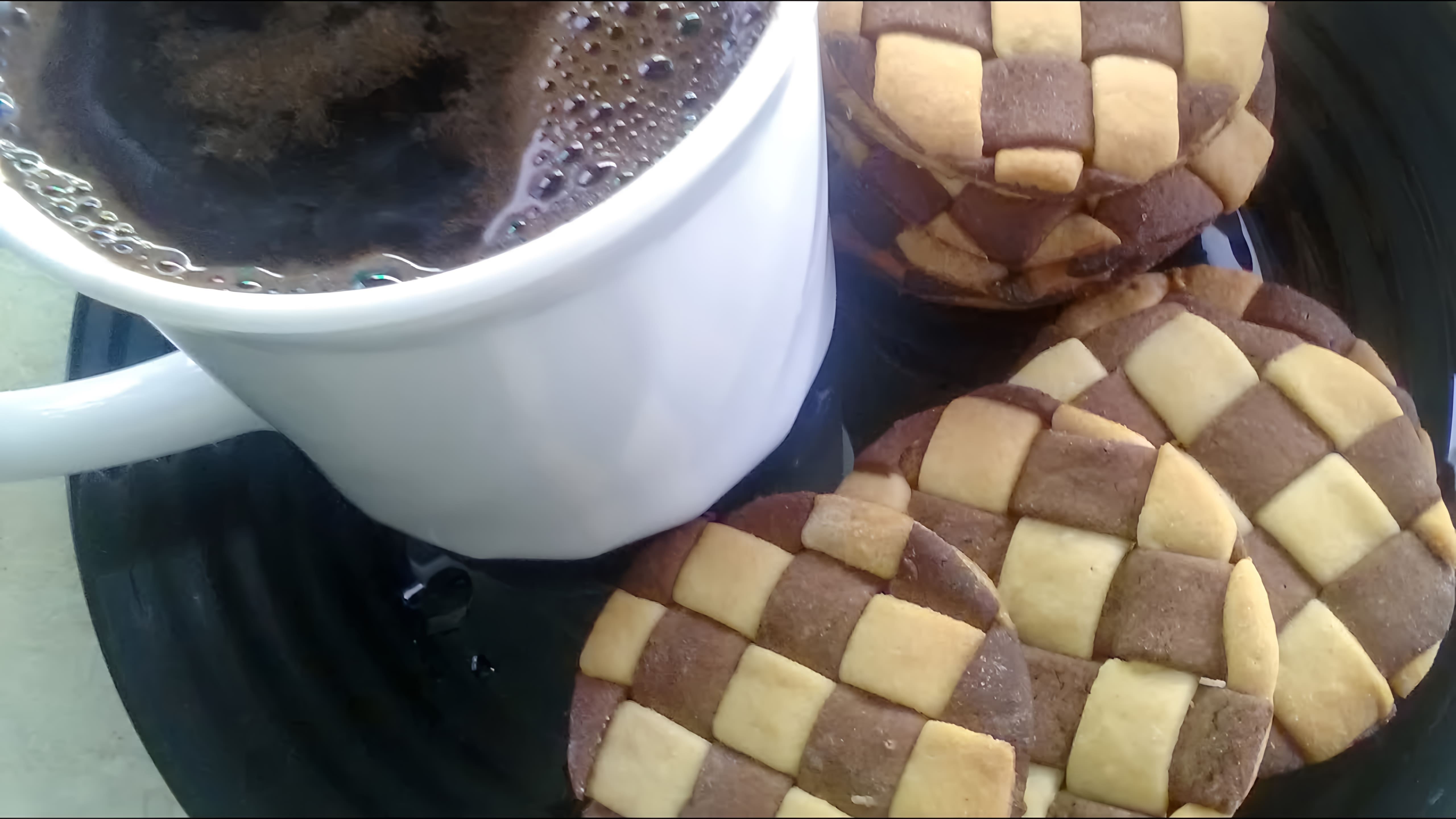 Видео: Шахматное печенье: простой рецепт сахарного песочного печенья