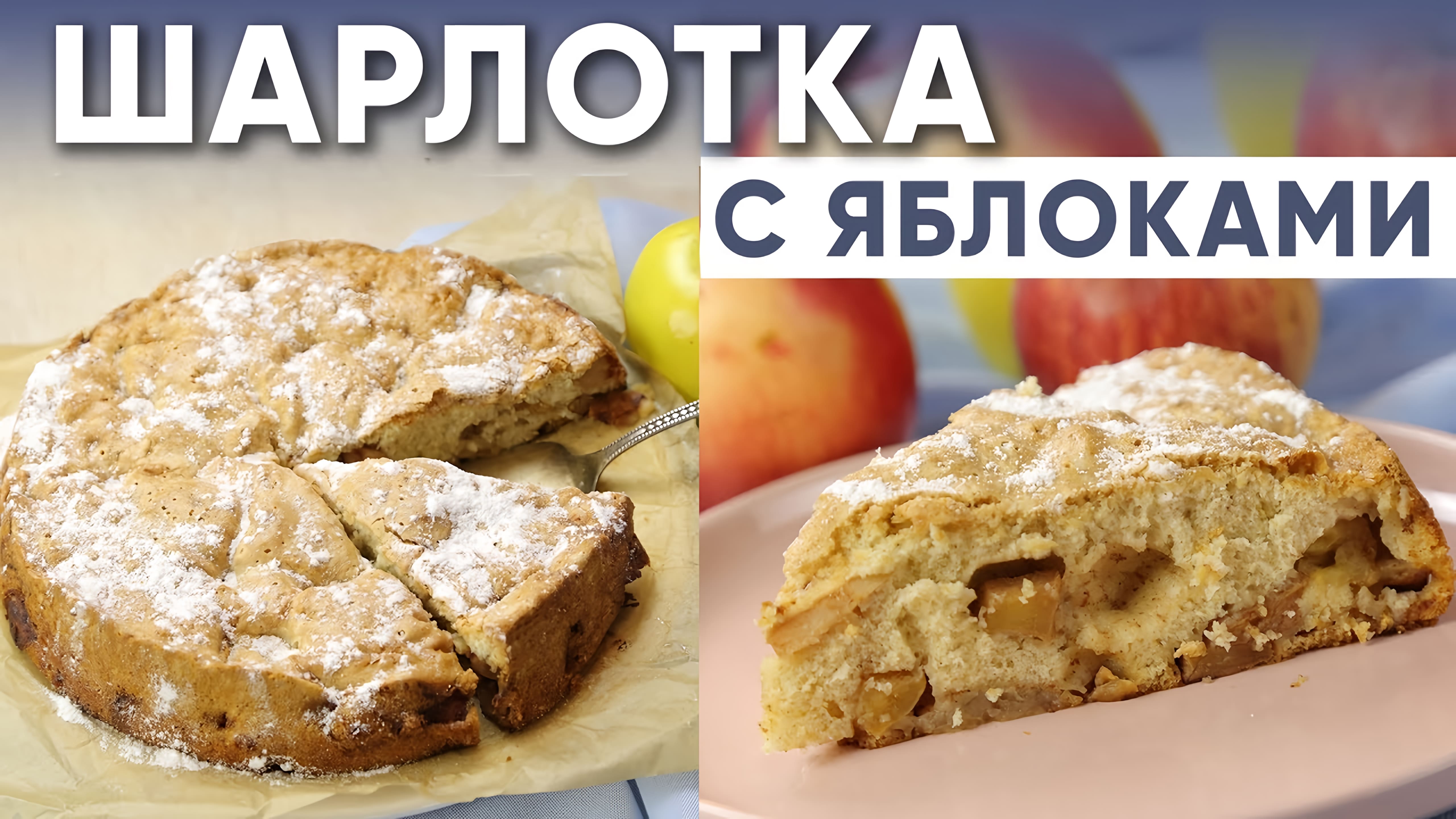 Видео: ПОТРЯСАЮЩАЯ Шарлотка с Яблоками!!! Очень Лёгкий И Вкусный Рецепт!!! Яблочный Пирог