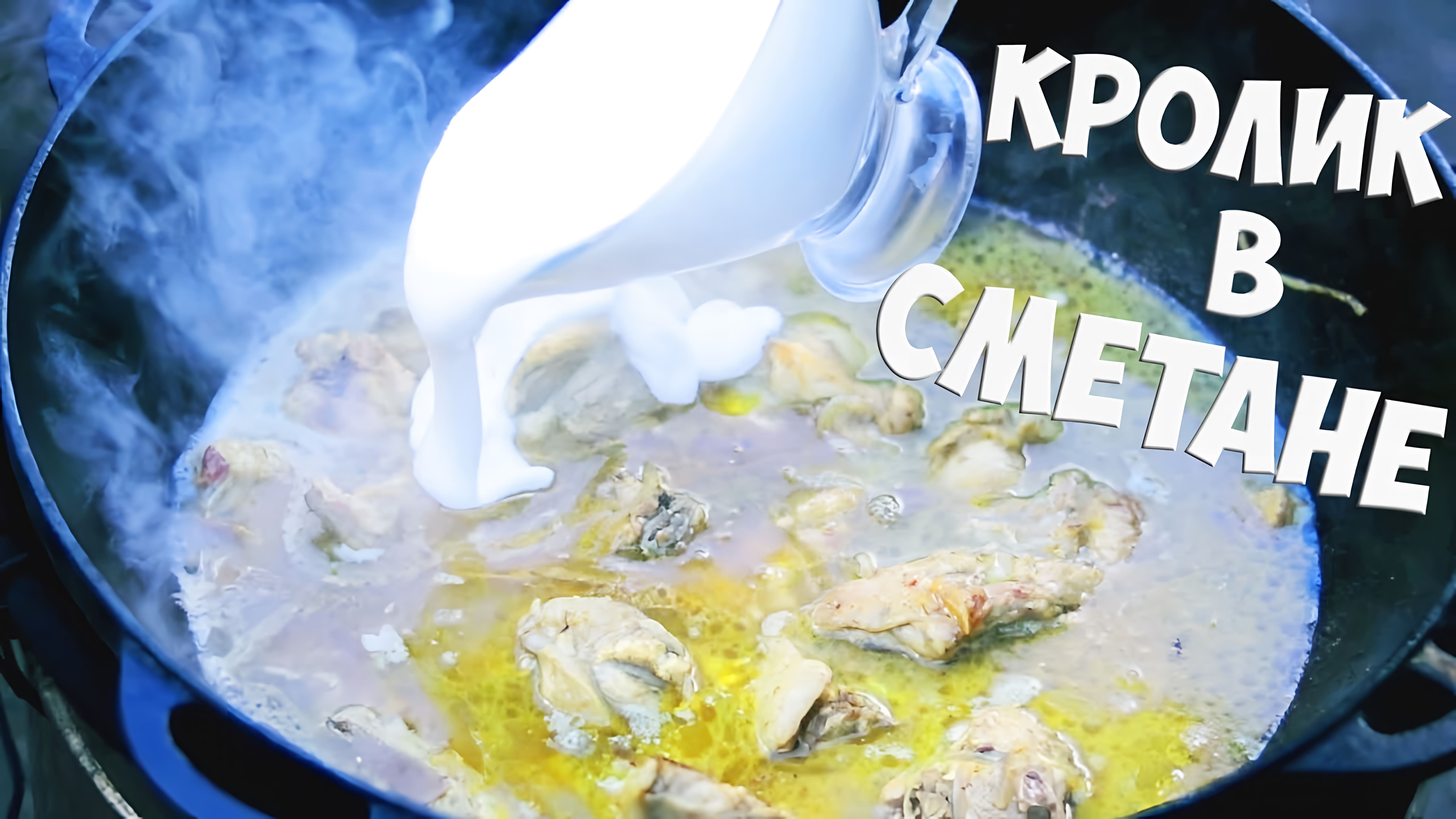 Видео: САМЫЙ ВКУСНЫЙ КРОЛИК В СМЕТАНЕ В КАЗАНЕ НА КОСТРЕ. РЕЦЕПТ ПРИГОТОВЛЕНИЯ.