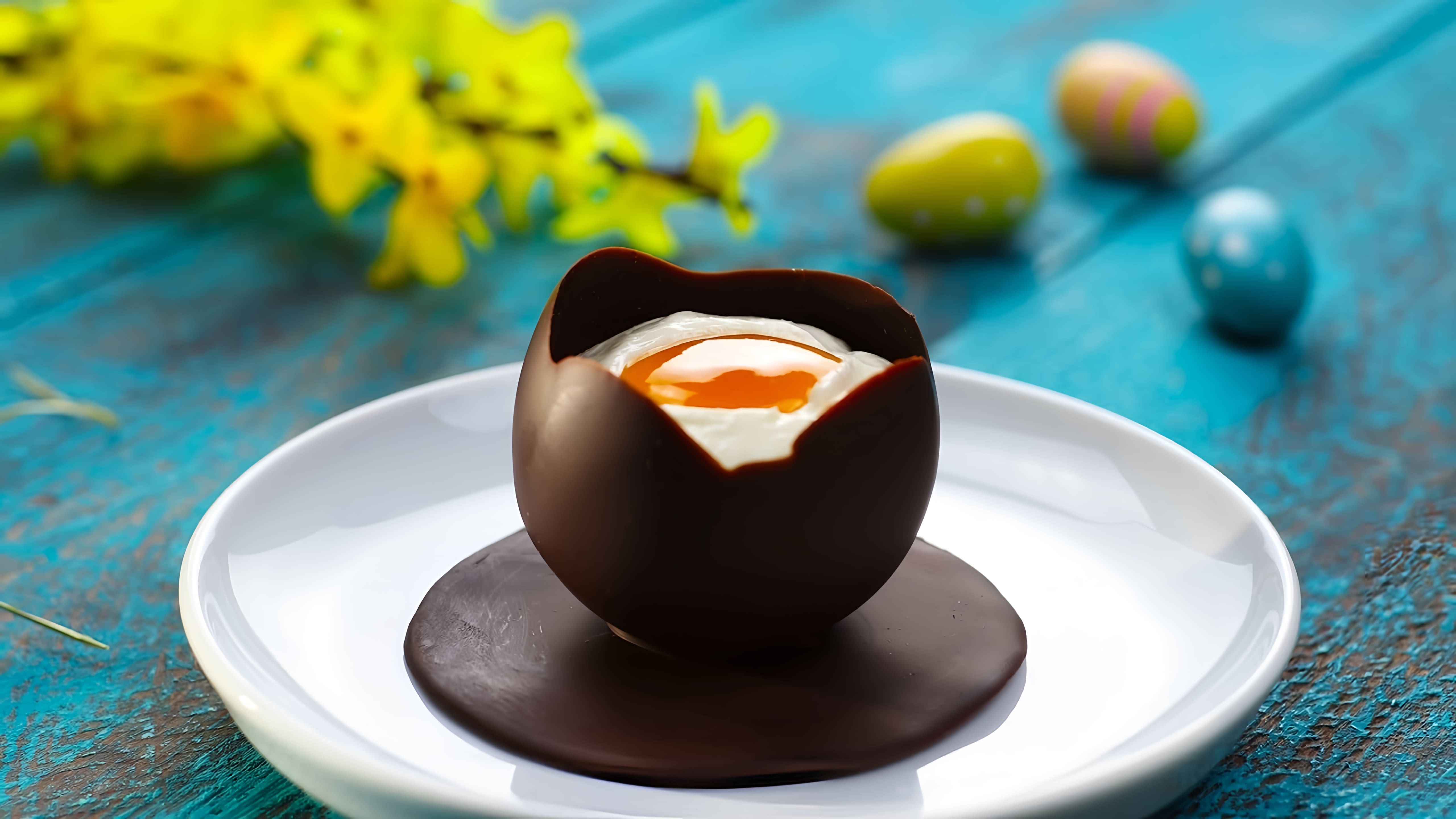 Видео: Сливочный мусс в шоколадном яйце