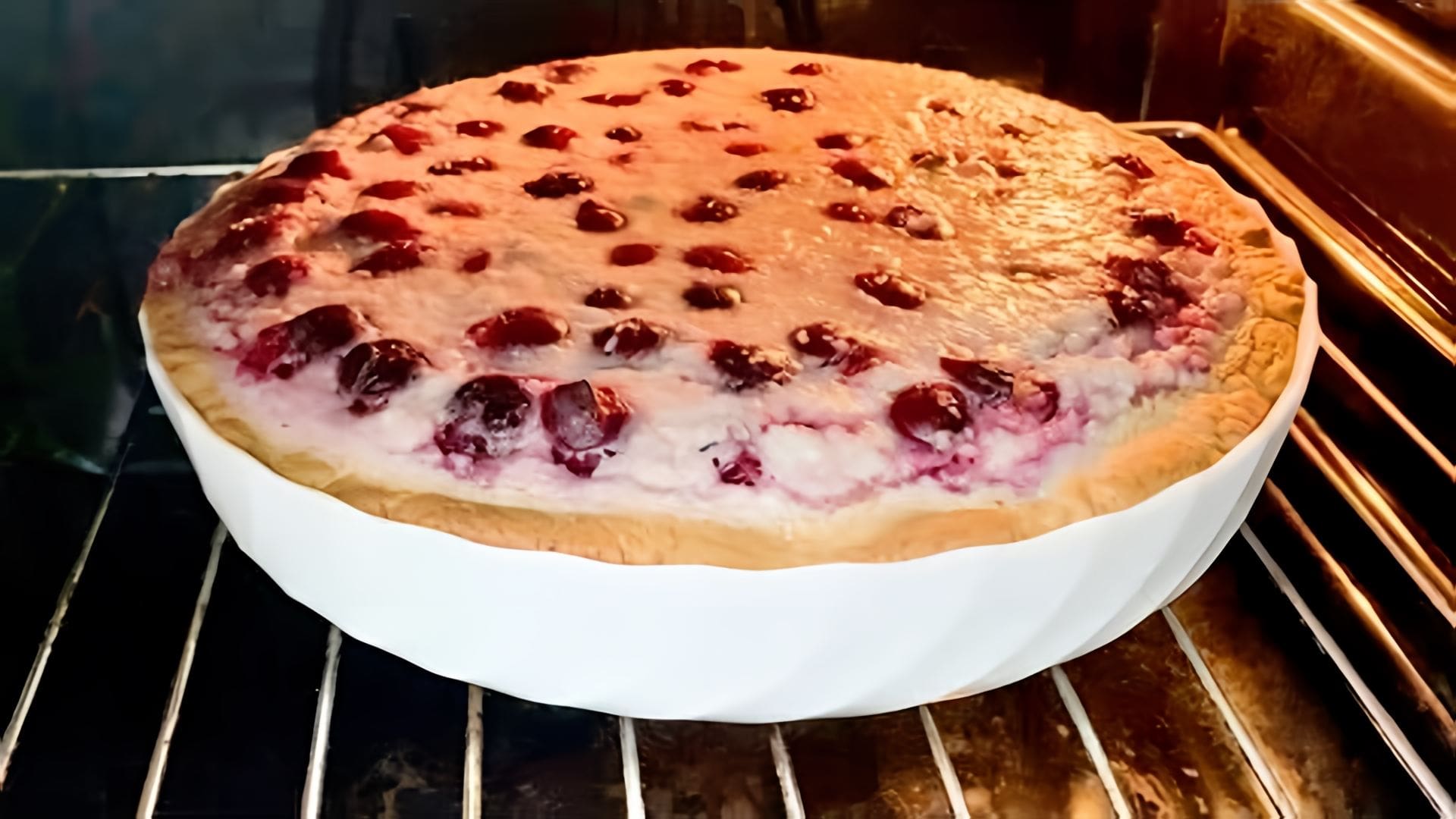 Видео: Вместо торта ТАРТ с ТВОРОЖНОЙ начинкой и ВИШНЕЙ! Просто, вкусно, полезно!
