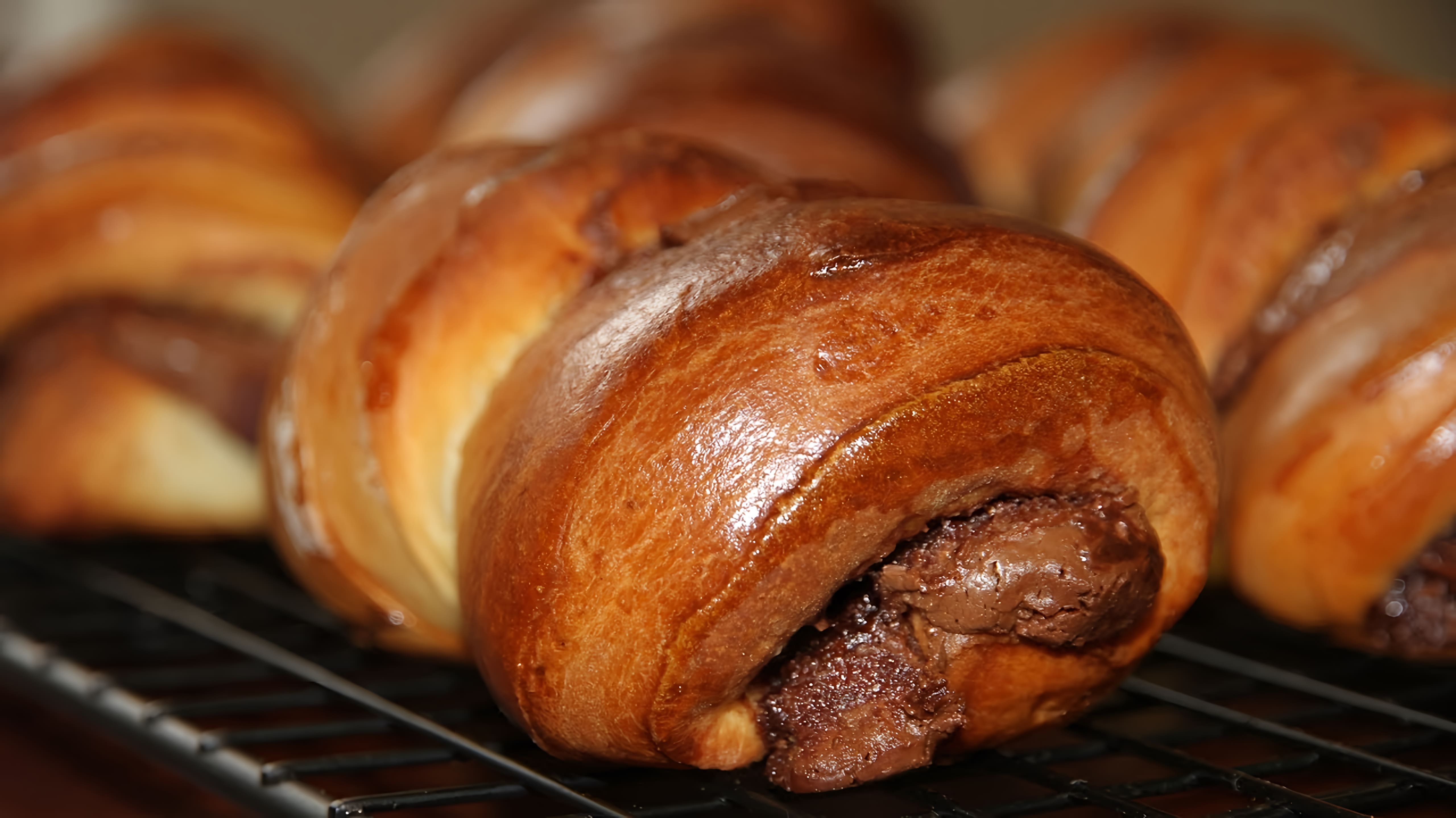 Видео: САМОЕ ВКУСНОЕ ТЕСТО ДЛЯ БУЛОЧЕК. БУЛОЧКИ С НУТЕЛЛОЙ. NUTELLA ROLLS