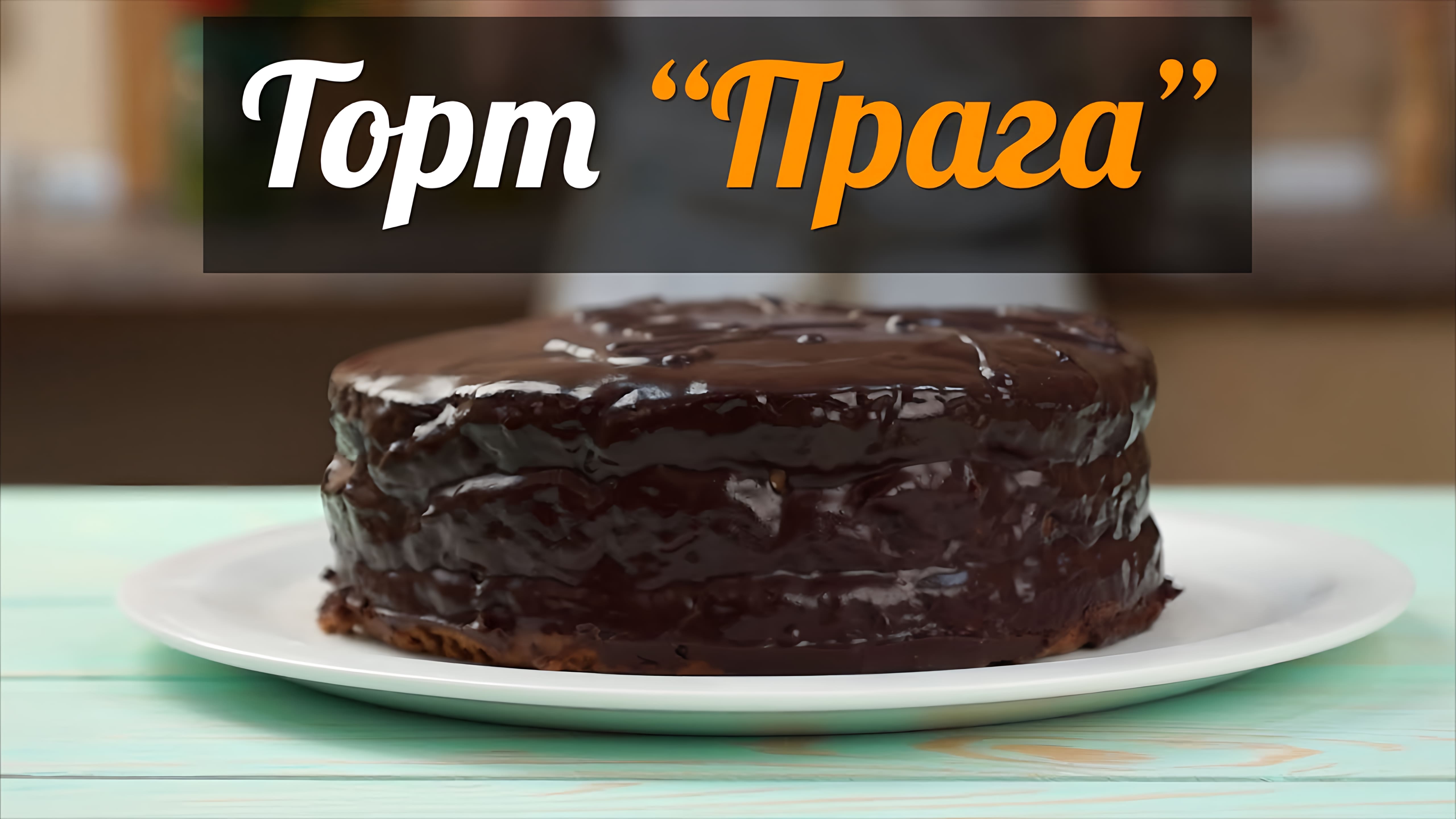 Видео: Торт Прага по ГОСТу в домашних условиях — шоколадно и вкусно