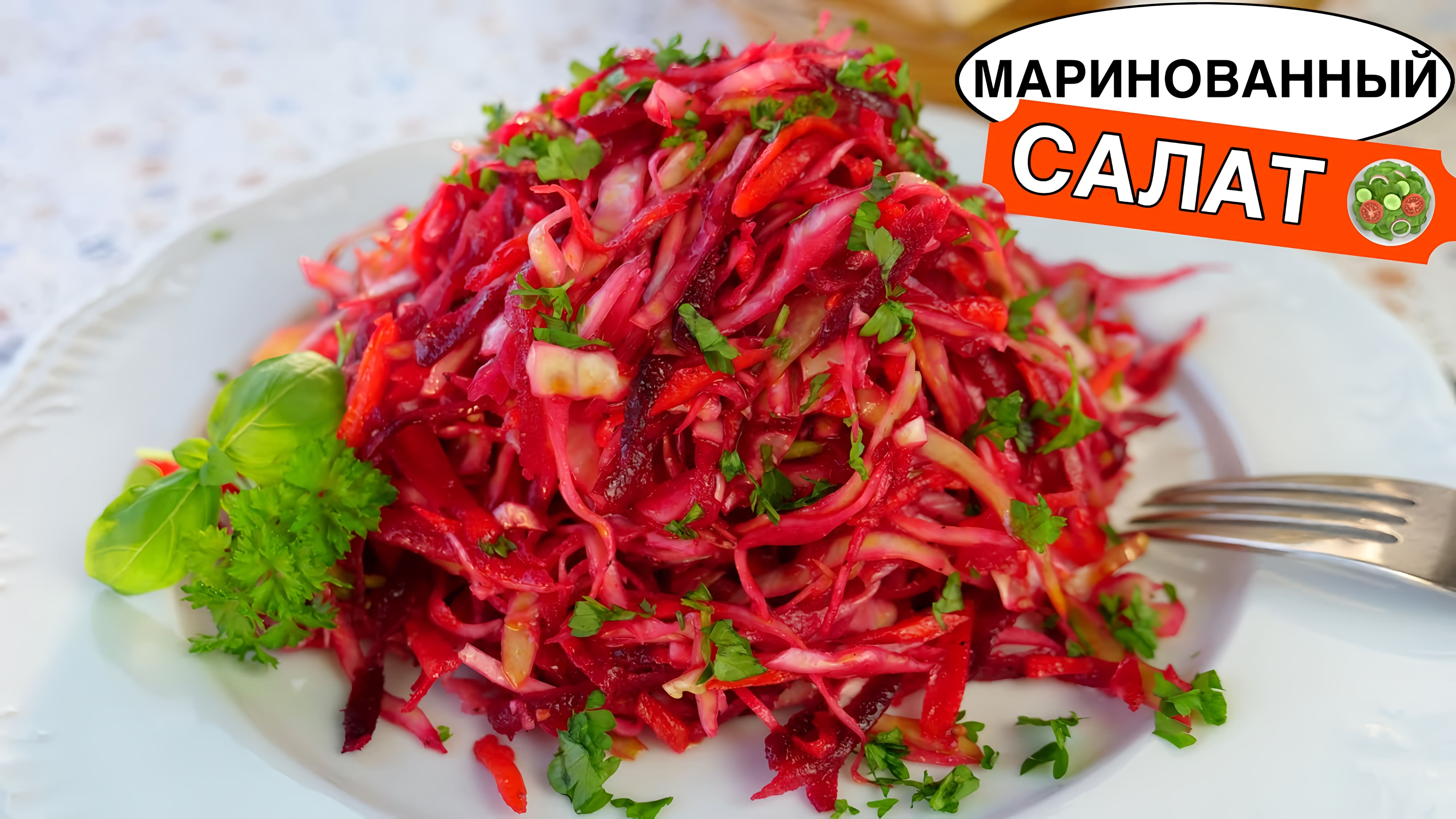 Видео: Маринованный САЛАТ из капусты Очень ПРОСТОЙ и ВКУСНЫЙ