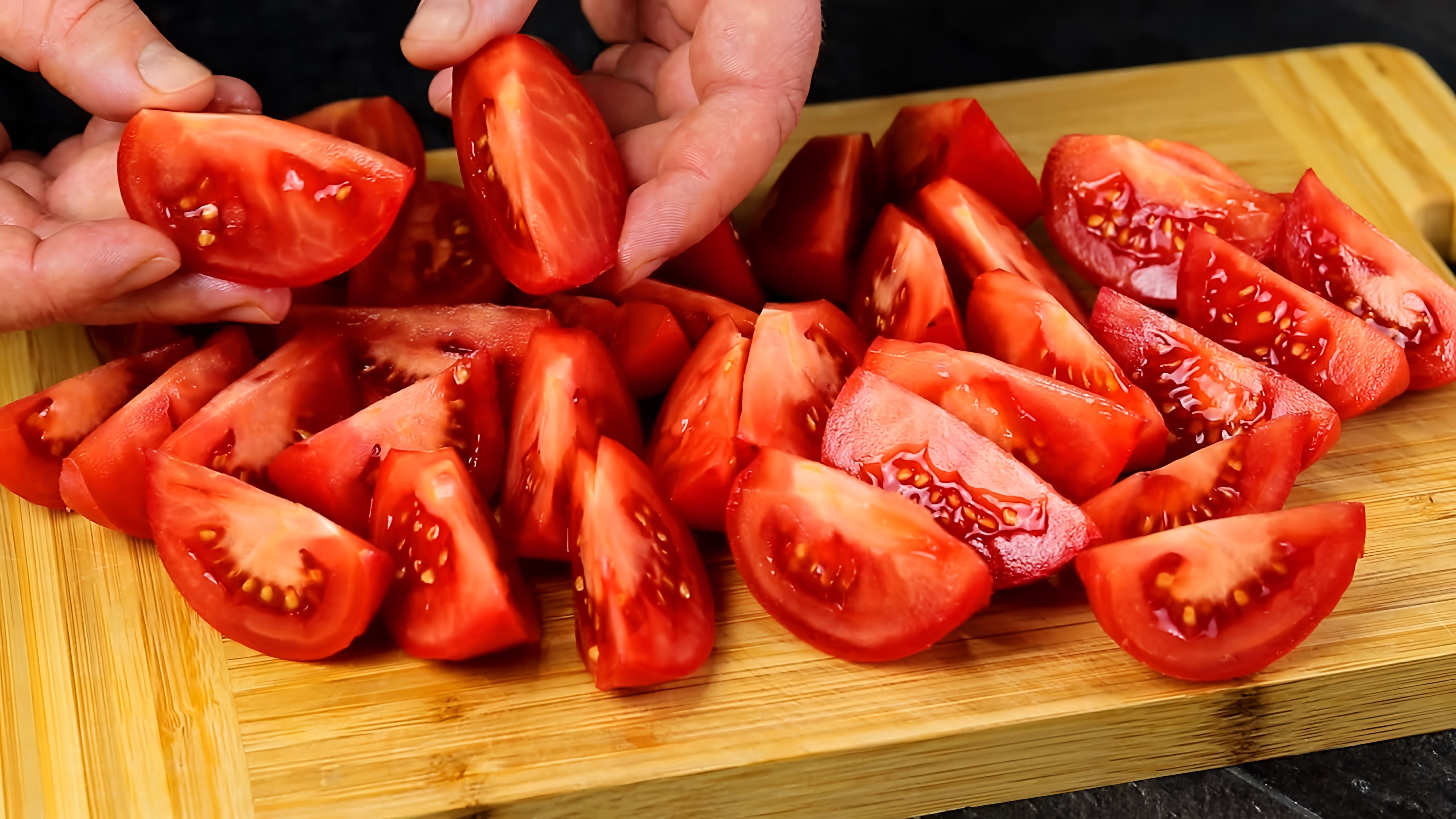 Видео: Боже, как вкусно! Я всегда буду так готовить! Просто нарежьте помидоры дольками! Вкусные Помидоры!