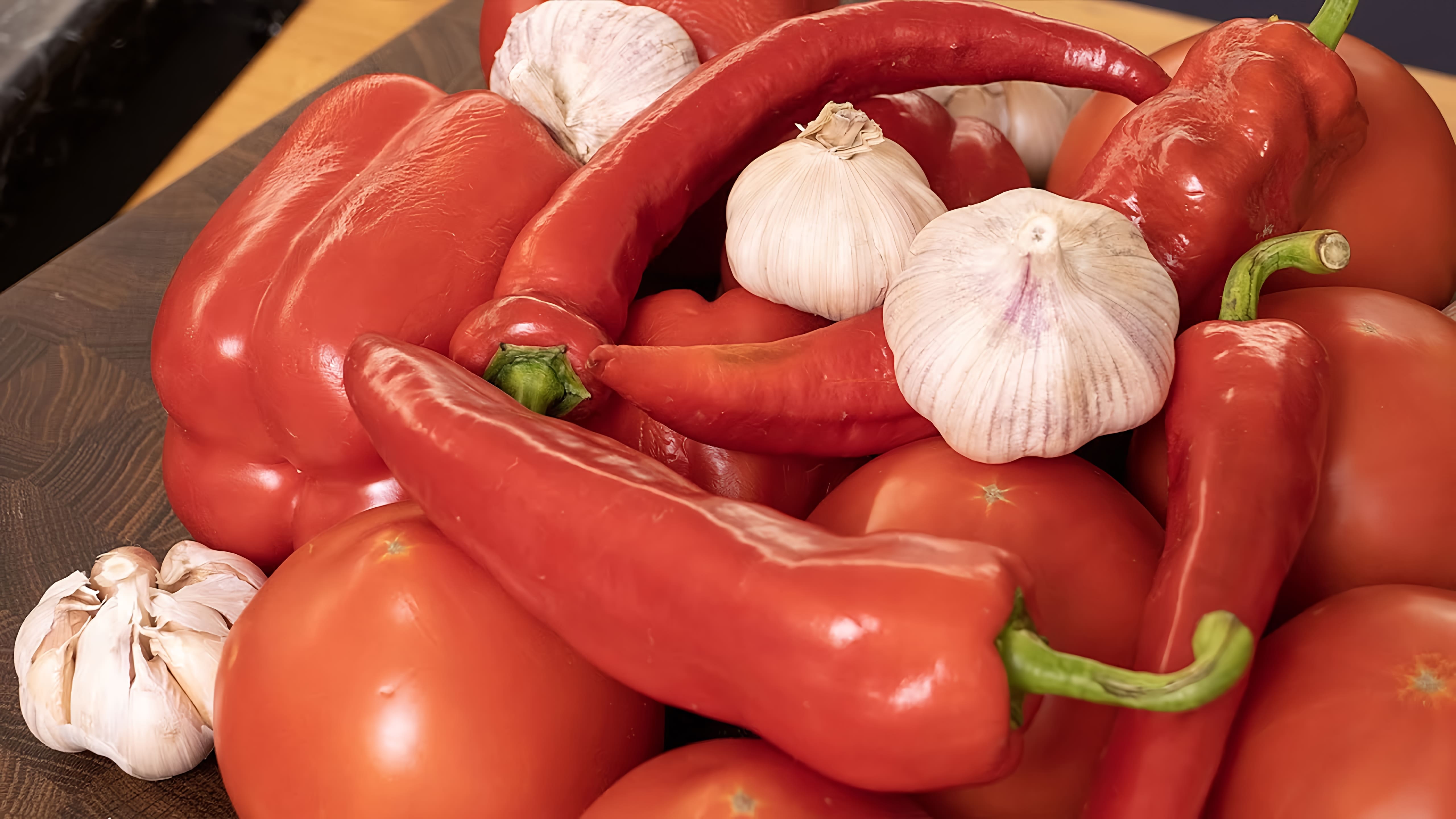 Видео: Очень вкусная Аджика на зиму!!! Делаю просто из помидор и перца