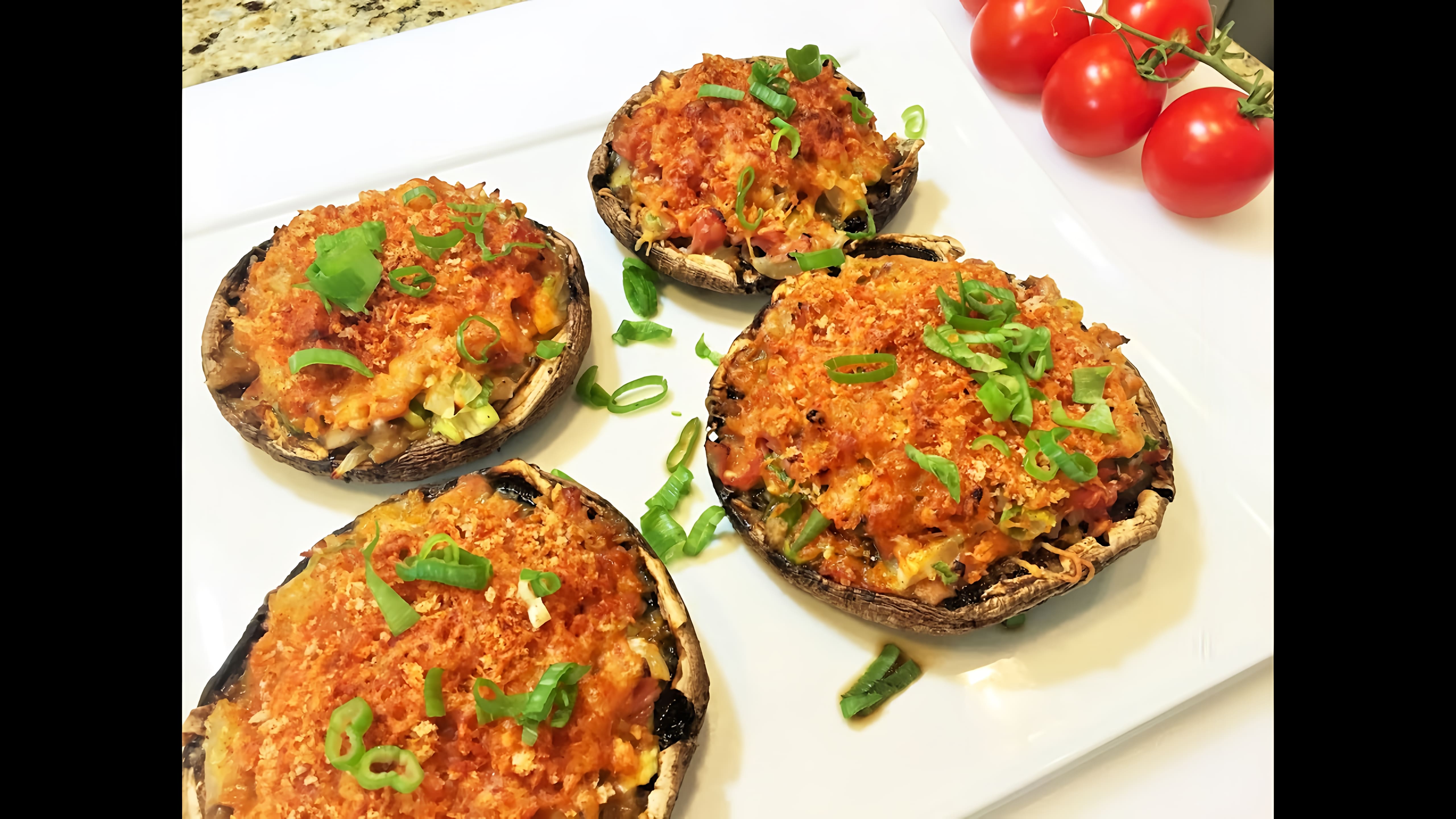 Видео: Фаршированные грибы  Шампиньоны, Портобелло и др. Stuffed Portobello Mushrooms