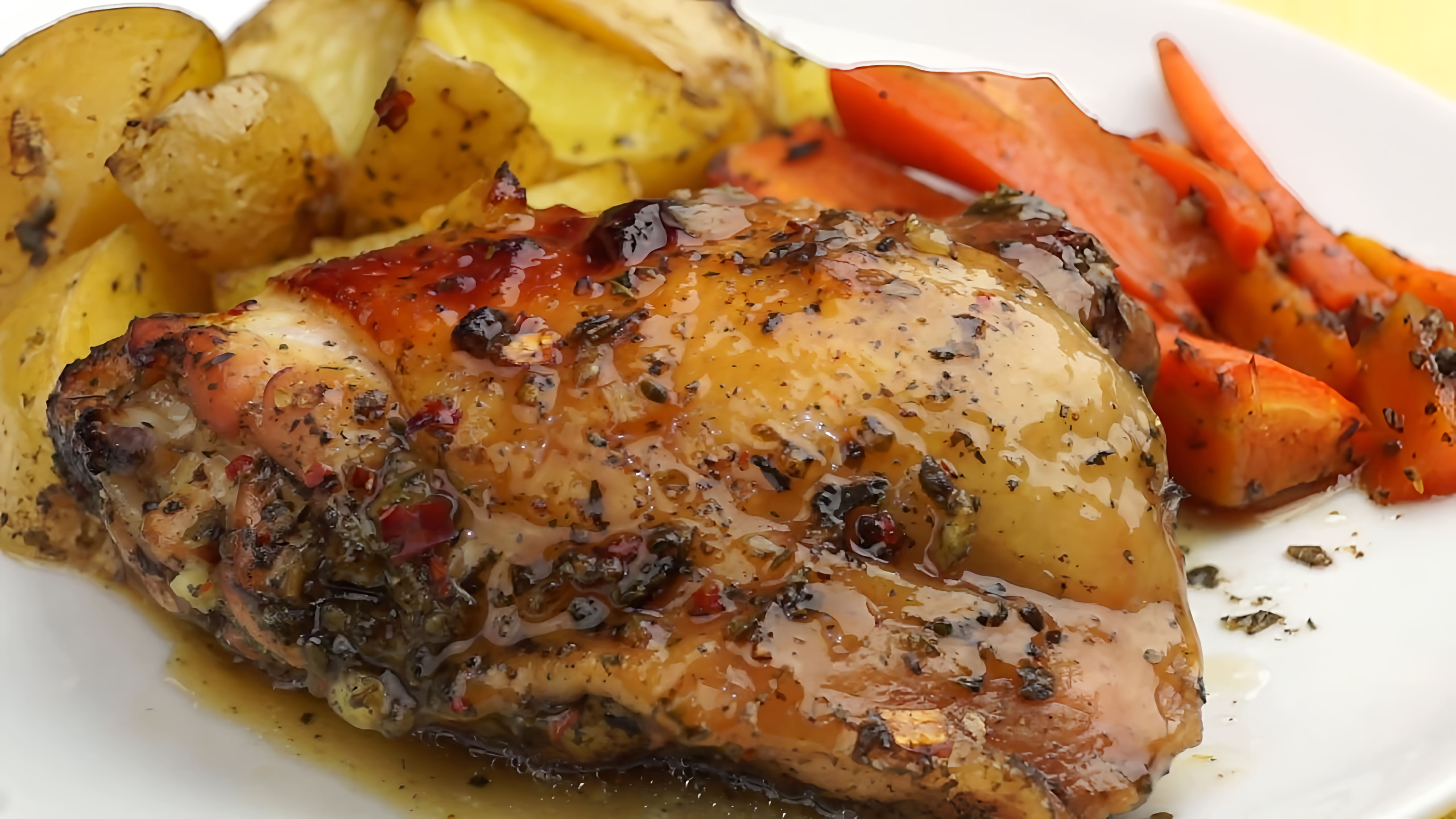 Видео: Курица с картошкой в духовке в медово-соевом соусе — НЕВЕРОЯТНО ВКУСНО
