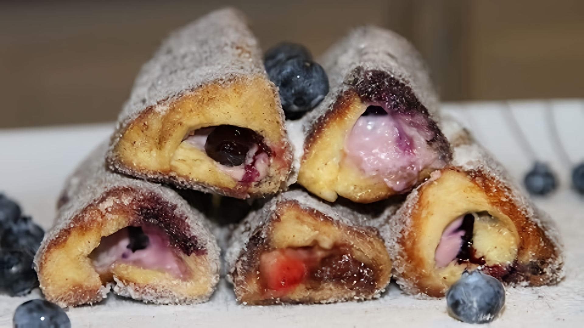 Видео: РУЛЕТИКИ ГРЕНКИ ПО-ФРАНЦУЗСКИ НА ЗАВТРАК. BREAKFAST FRENCH TOAST ROLL-UPS