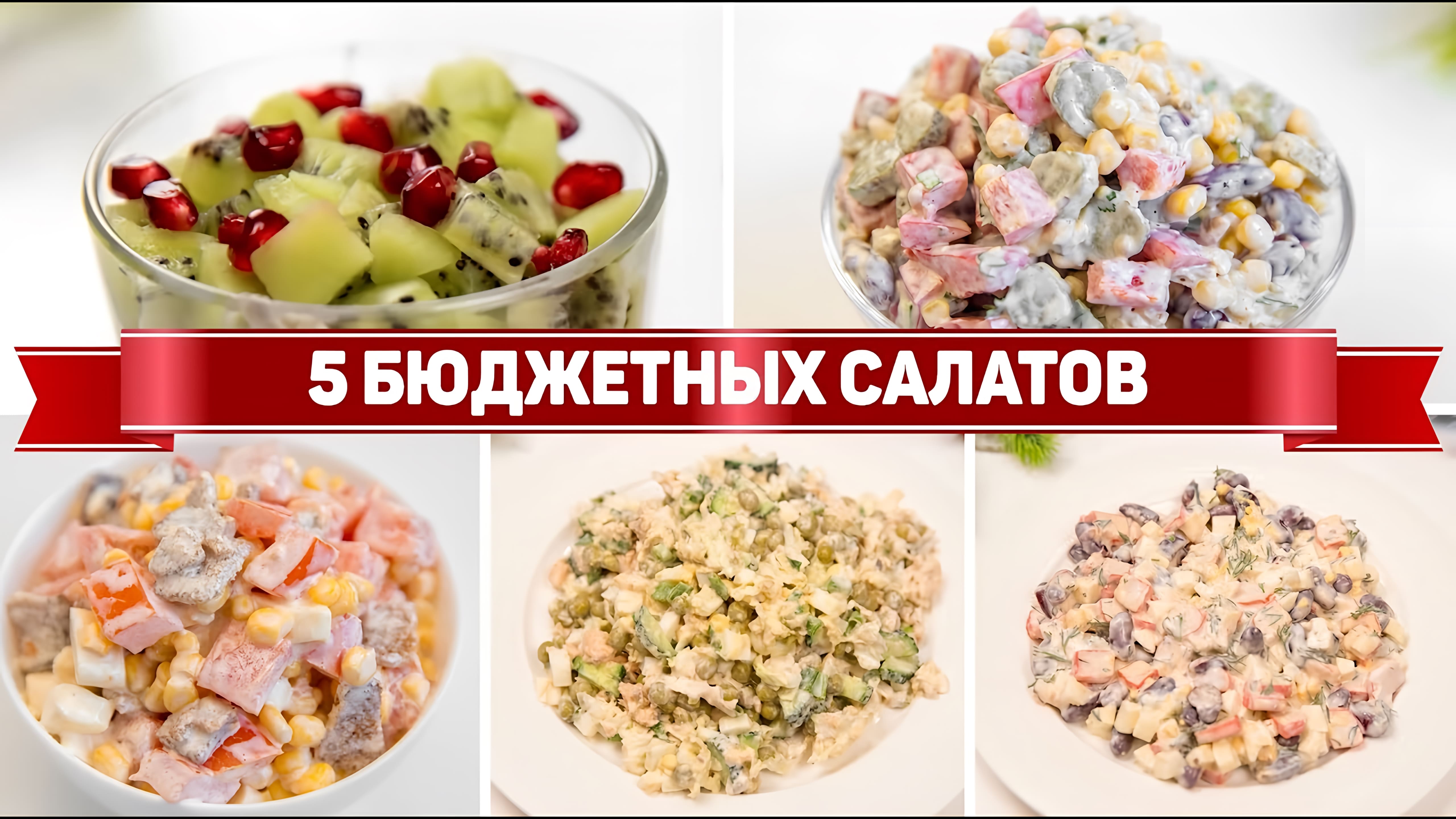 Видео: Самые БЮДЖЕТНЫЕ и ВКУСНЫЕ САЛАТЫ на НОВЫЙ ГОД   — Рецепты этих САЛАТОВ будут Просить у вас ВСЕ!